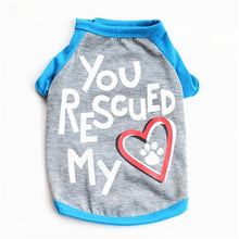 You Rescued My Heart Dog T Shirt